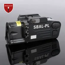 Tactical laser lanterna SBAL-PL caça arma luz combo red laser pistola constante & strobe gun luz picatinny ferroviário