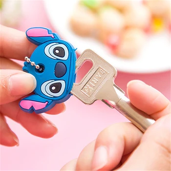 

2081 Korean cute animal key sets of key chain pendant cartoon sets of soft keys