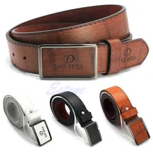 Men s Waistband Casual Luxury Leather Automatic Buckle Belt Waist Strap Belts