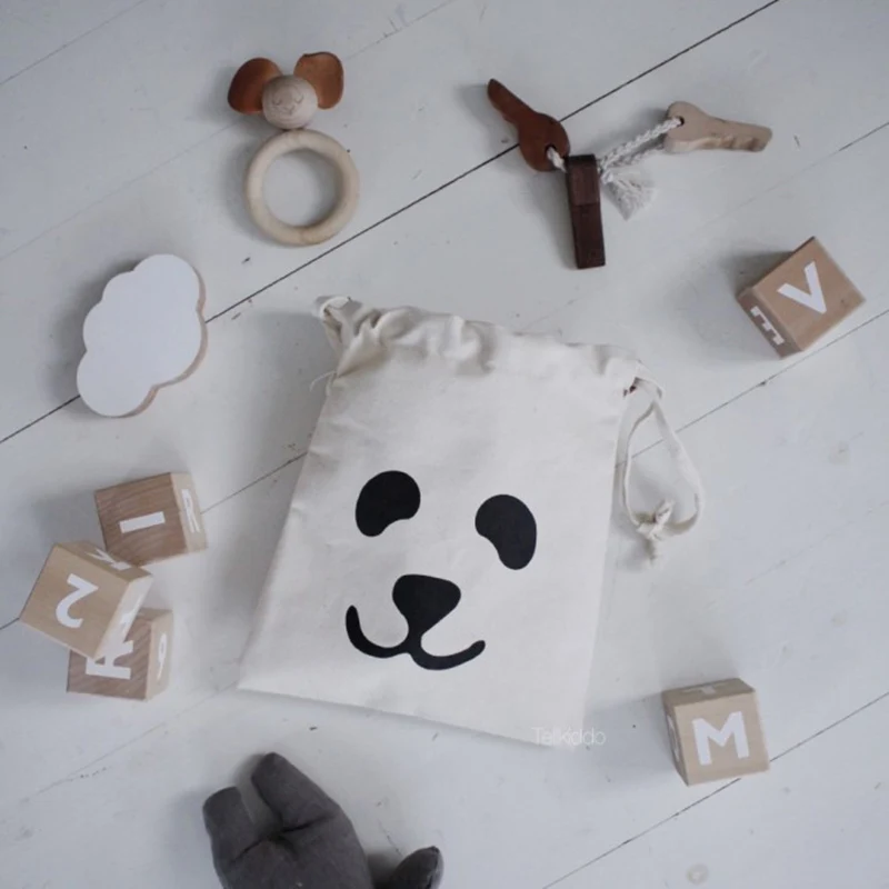 Children toys storage bag Cute kids mini backpack toy storage bears