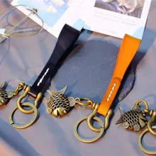 Ручной работы из воловьей кожи для ключей кольцо кошельки Держатель Для Ключей коллектор чехол для ключей Органайзер