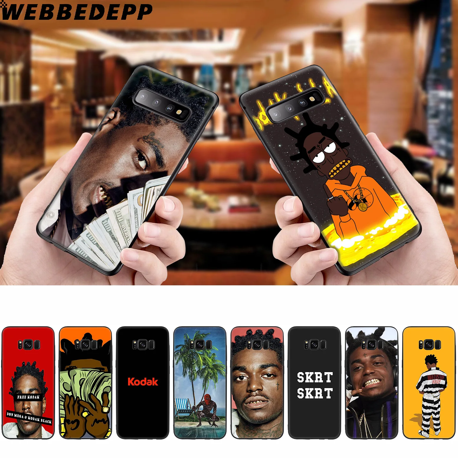 WEBBEDEPP Kodak Black Soft Case for Samsung Galaxy S10 S10e S9 S8 Plus S7 S6 Edge &amp J6 2018 Note 10 9 8 |