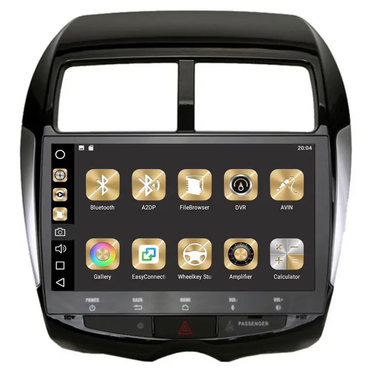 Flash Deal 4GB Ram 8-Core 32GB Rom 10.2inch Android 9.0 Car Dvd Gps For Mitsubishi ASX Radio Multimedia GPS NAVI  support steering wheel 7