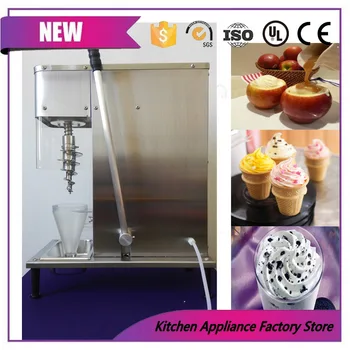 

Stainless steel fruit frozen yogurt ice cream mixer gelato fruit nuts mixer machine