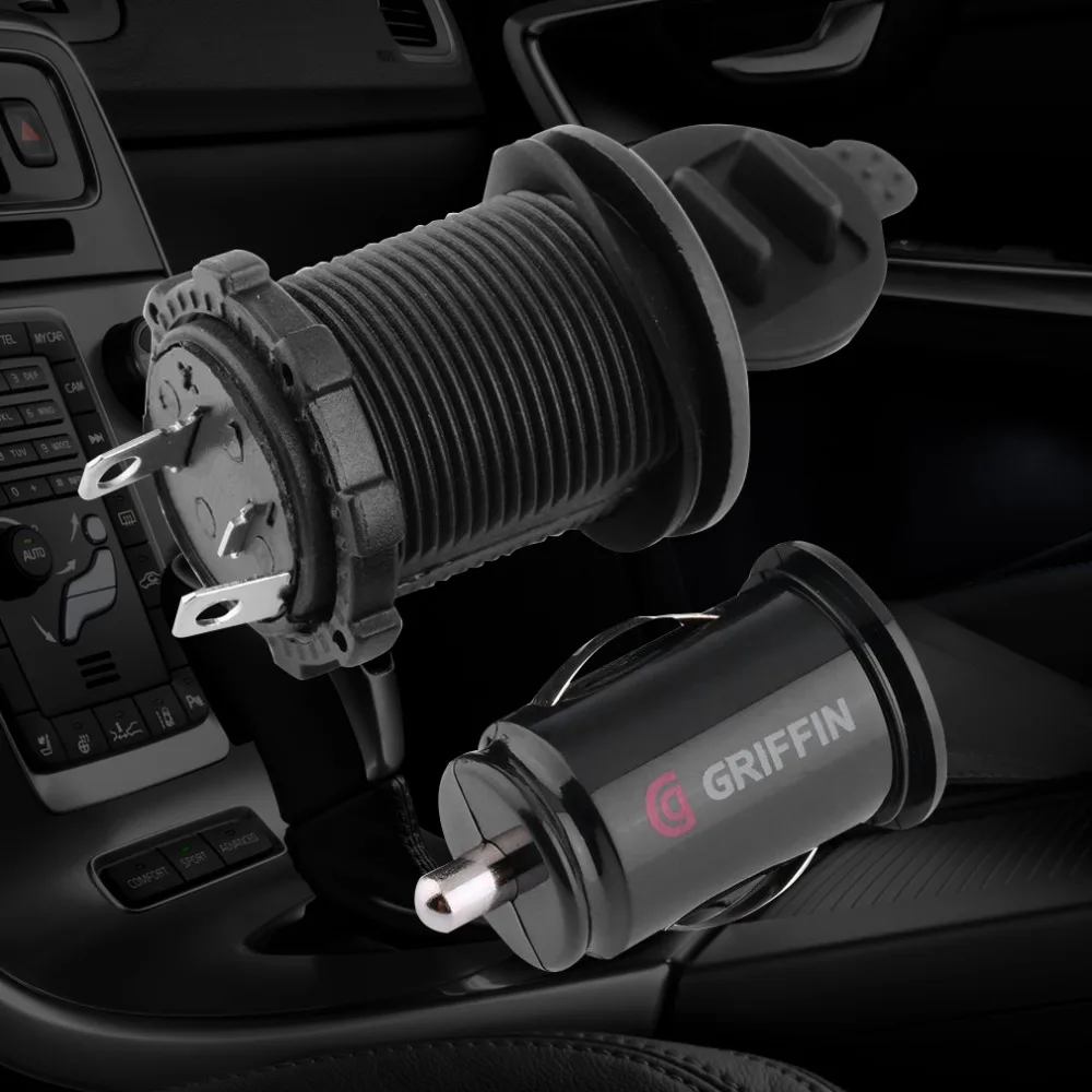 

Car-charger Universal fitment Small & Light Weight DC12V-24V Car Cigarette Lighter Socket with Dual USB Charger Power Adapter