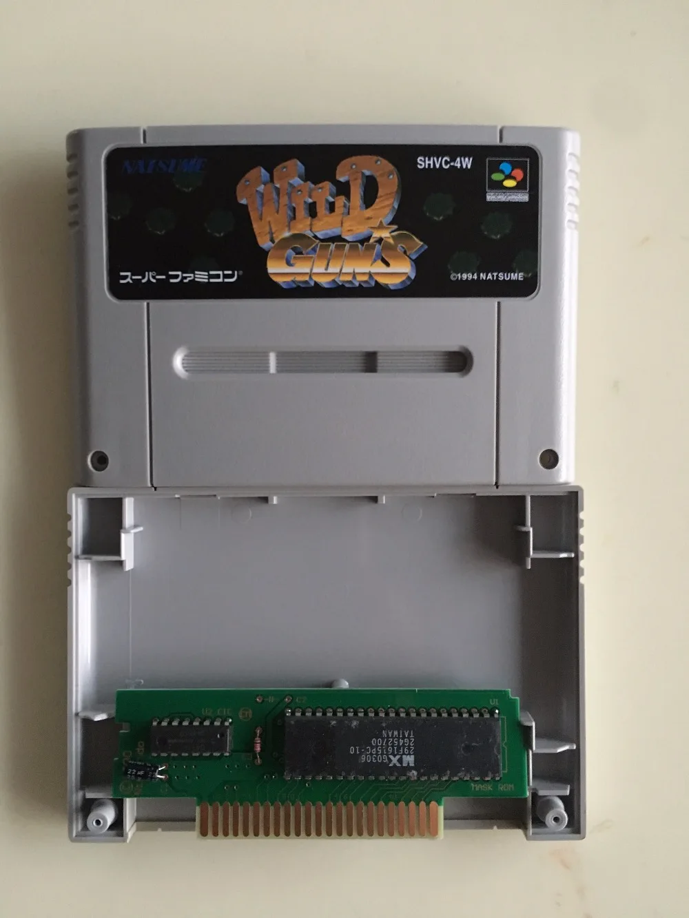 Игровые карты: Wild Guns(японская версия NTSC