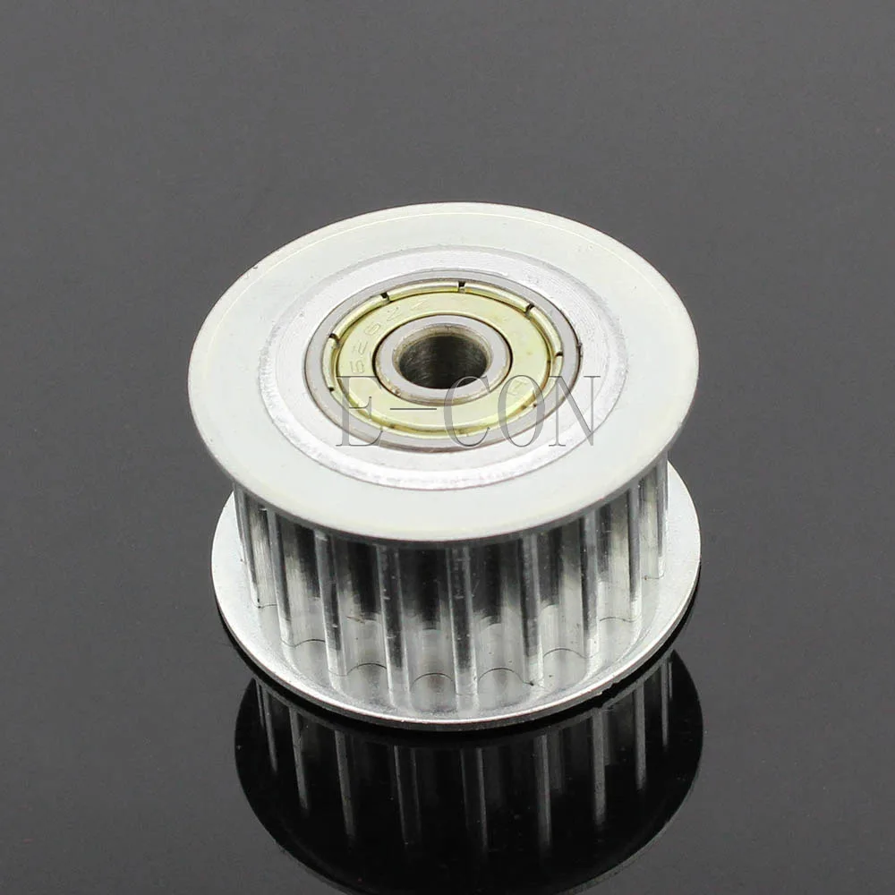 1pcs HTD 5M20T 8mm Bore 21mm Width Aluminum Timing Belt Idler Pulley
