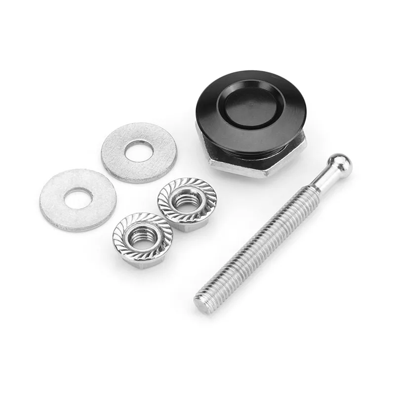 25mm سيارة مجلس الوزراء الباب قفل العالمي الألومنيوم كويك مزلاج مزلاج زر السحابة هود للزينة