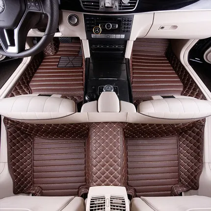Пользовательские полностью покрытые специальные автомобильные коврики для Mercedes-Benz A B C E G CLASS CL CLA CLK CLS GLSLK 5 seat водонепроницаемые долговечные