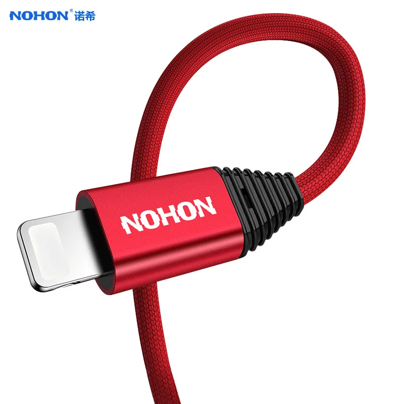 NOHON PD Type C USB Charger Cable For Apple iPhone X 8 8Plus Quick Charge Mobile Phone USB-C Nylon Data Sync Type-C Cable