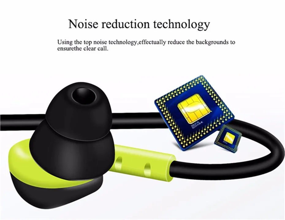 New Waterproof Sport Earphone Running Ear-hook 3.5mm Stereo Bass Noise Cancelling Headset with Mic for iPhone 6 7 Xiaomi Samsung (4)