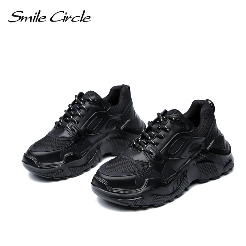 Женские кроссовки на танкетке Smile Circle белые и Серебристые массивной платформе