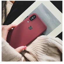 Caso macio de silicone matte maduro e elegante para vivo y85 y81 y83 y91 y91i y93 lite y93i y95 telefone vivo y71 y65 y53