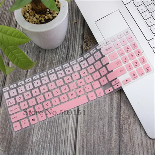 Для ASUS VivoBook 15 R564 R564U R564UB R564UA R564FA 15 15,6 дюйма силиконовая для ноутбука чехол для клавиатуры ноутбука Защитная крышка - Цвет: Gradual pink