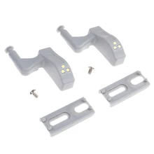 Светодиодный светильник под шкаф, Универсальный светильник для шкафа, сенсорная светодиодная внутренняя шарнирная лампа Armario для шкафа, шкафа, кухни