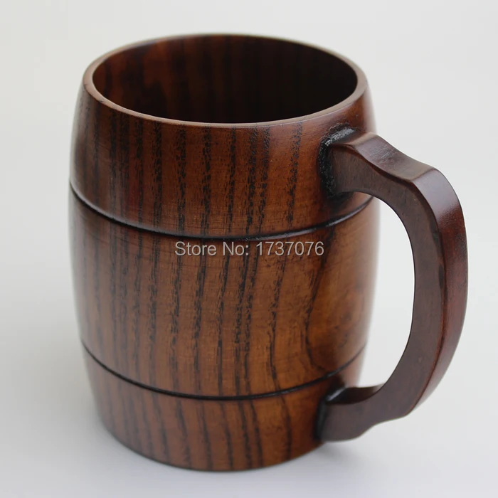 Hot Sale 400ml creative Wooden German Beer Mug Wit...