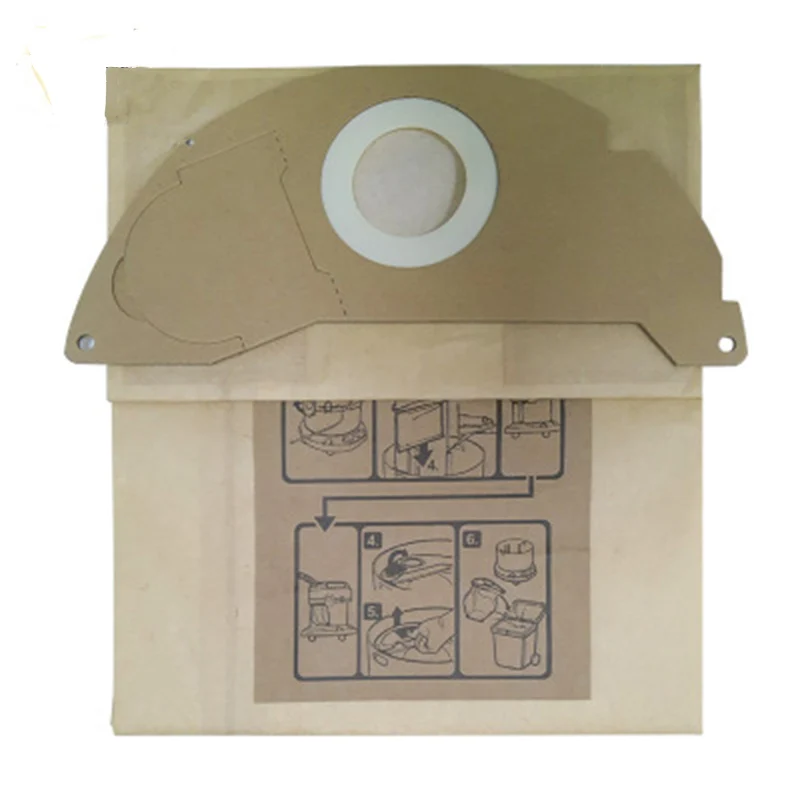3 шт., высокое качество, уплотненные детали пылесоса, аксессуары, робот-пылесос, мешки для пыли для KARCHER WD2250 A2004 A2054 MV2
