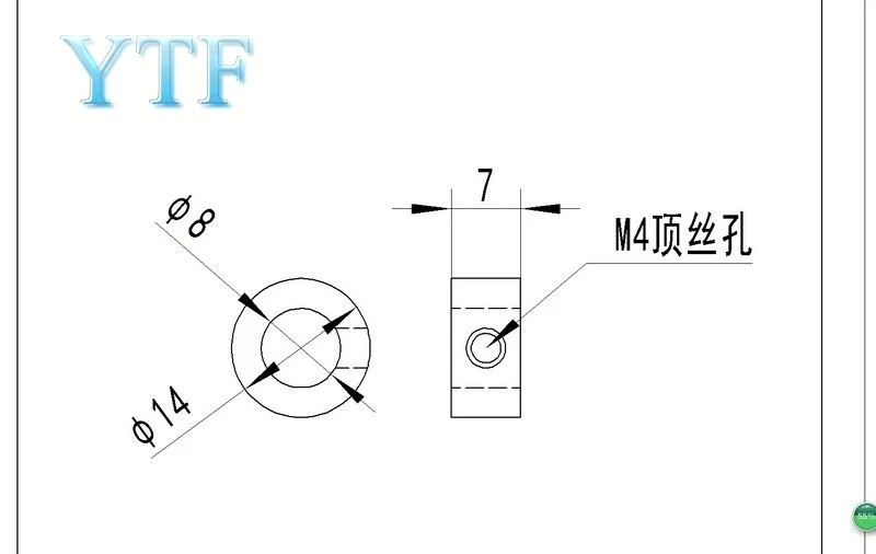 Части 3D принтера T8 Openbuilds замок воротник замок Кольцо T8 винтовой замок Кольцо блокировка блок изоляционная колонка