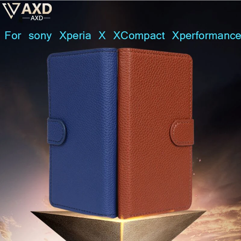 

Coque for Sony Xperia X F5121 Leather Cover for X Compact F5321 / X Mini Flip Wallet Case For SONY X Performance Dual F8132 case