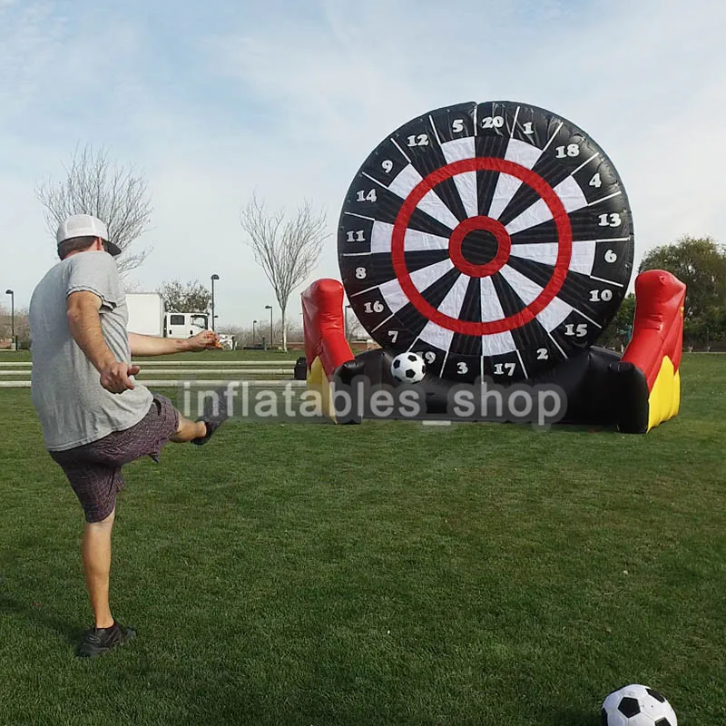 

Free shipping ! Free pump ! Factory customize 2m/3m/4m/5m/6m Giant sport game inflatable dart game/inflatable soccer darts
