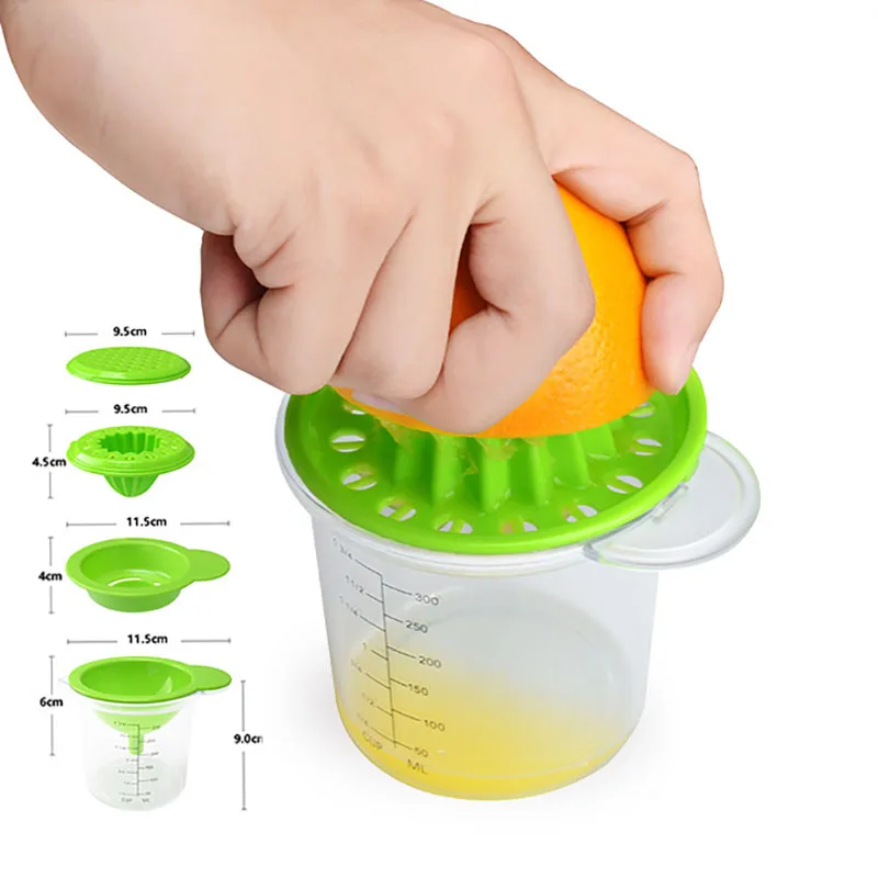 Multifunctional Plastic Fruit&Vegetables Tool Manual Juicer Garlic