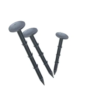 

50PCS/Set Plastic Garden Stakes Anchors Plastic Landscape Anchoring Spikes Keeping Garden Netting Down Holding Down The Tarps
