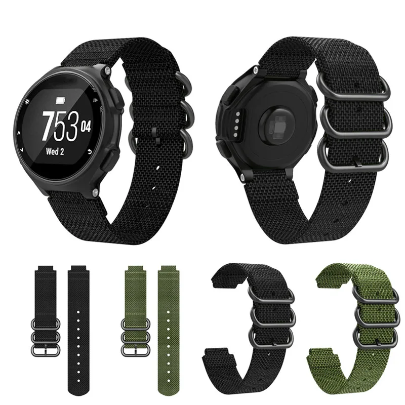 

Newly Nylon Sport Straps Watch Bands Replacement for Garmin Forerunner 735XT