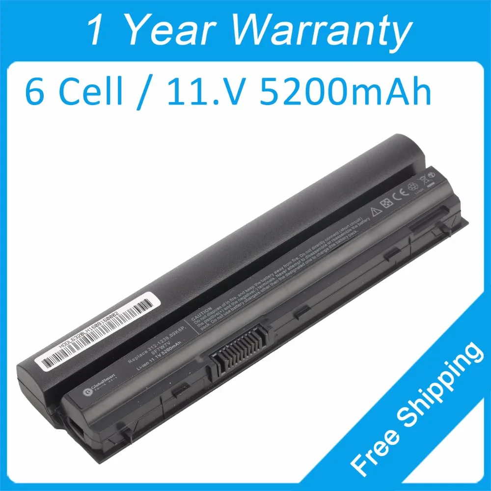 New 5200mah laptop battery for dell Latitude E6120 E6320 E6320 XFR