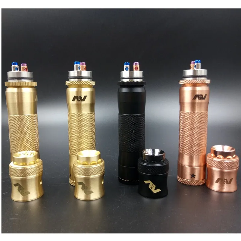 

2019 New Electronic Cigarette V M1P5 Mod Kit 24mm Vape Mod Kit Avid Lyfe Able Mechanical Mods M1P5 Hybrid 510 Connection