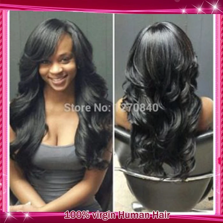 

100% virgin Brazilian lace front wigs/affordable full lace wigs body wave glueless human hair wig with baby hair for black women
