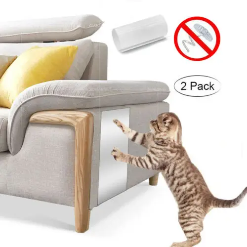 2x большой защитный коврик для кошек, Когтеточка для кошек, защитная мебель для дивана