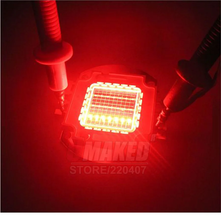 Светодиодный чип высокой мощности 10 Вт 20 30 50 100 RGB цвет для прожектора светильник