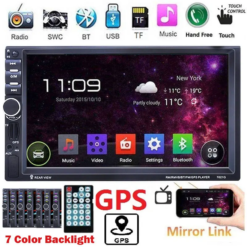 

VEHEMO Steering Wheel Remote Control Bluetooth Audio MP5 Multimedia Player Video Player Automotive Car MP5 Player