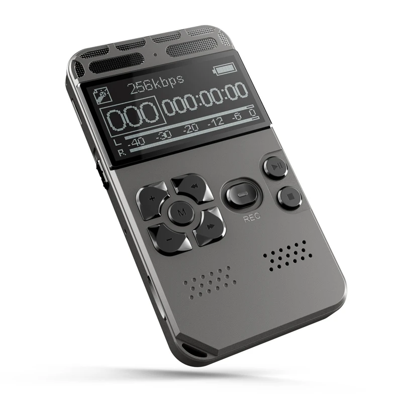 Professional Digital Voice Recorder 8G Large Capacity One-button Recording Tool USB Rechargeable Noise Reducation Dictaphone