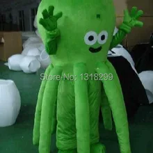 Талисман зеленый костюм осьминога костюм маскарадный костюм на заказ маскарадный костюм тематический костюм для карнавала наборы костюмов