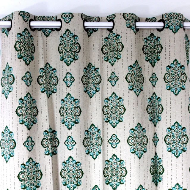 rideau salon vintage