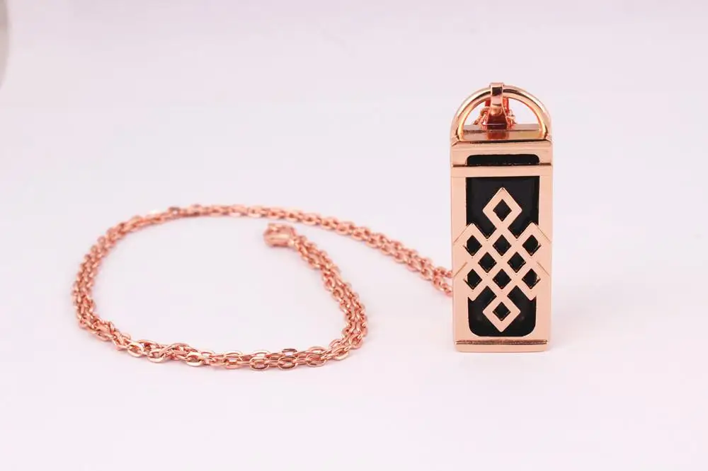 fitbit flex  necklace rose gold