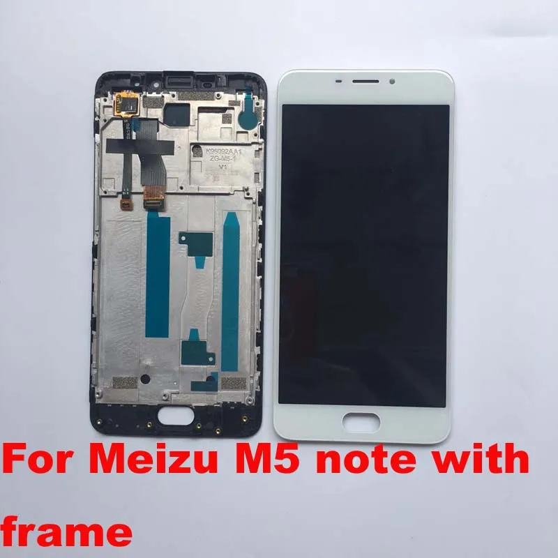 

100% Tested Original LCD For Meizu m5 note M621Q M621M M621C LCD Display + Touch Screen Digitizer Assembly Replacement+Frame