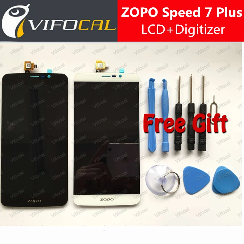 ZOPO Speed 7 Plus LCD Display Touch Screen + Tools New 5.5inch 1920X1080 FHD Digitizer Assembly Replacement For Mobile Phone