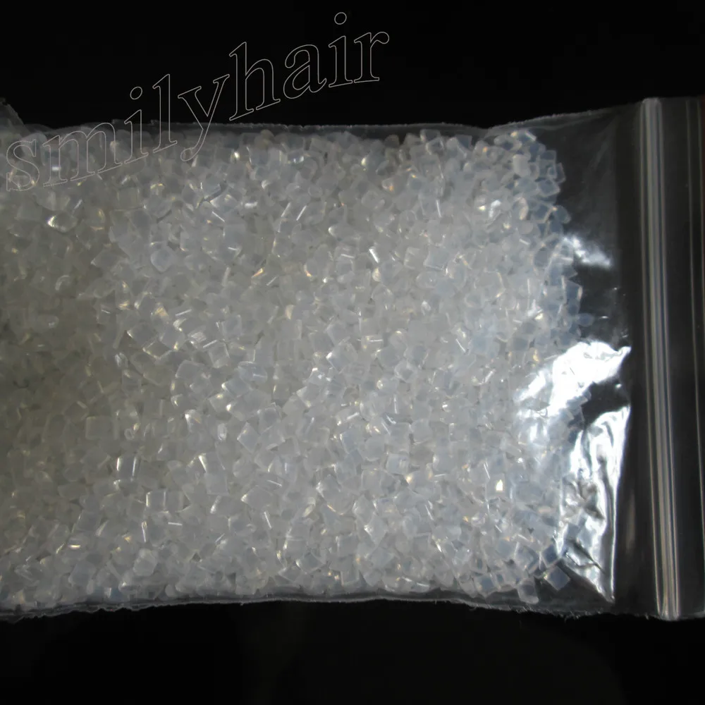 50grams/lot Transparent 100%Italian keratin glue /bead/grain for keratin hair