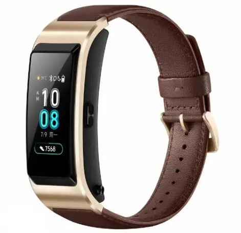 Huawei TalkBand B5 Talk Band B5 Bluetooth умный Браслет фитнес носимые спортивные совместимые смарт-мобильные телефоны устройства браслеты - Цвет: Business brown