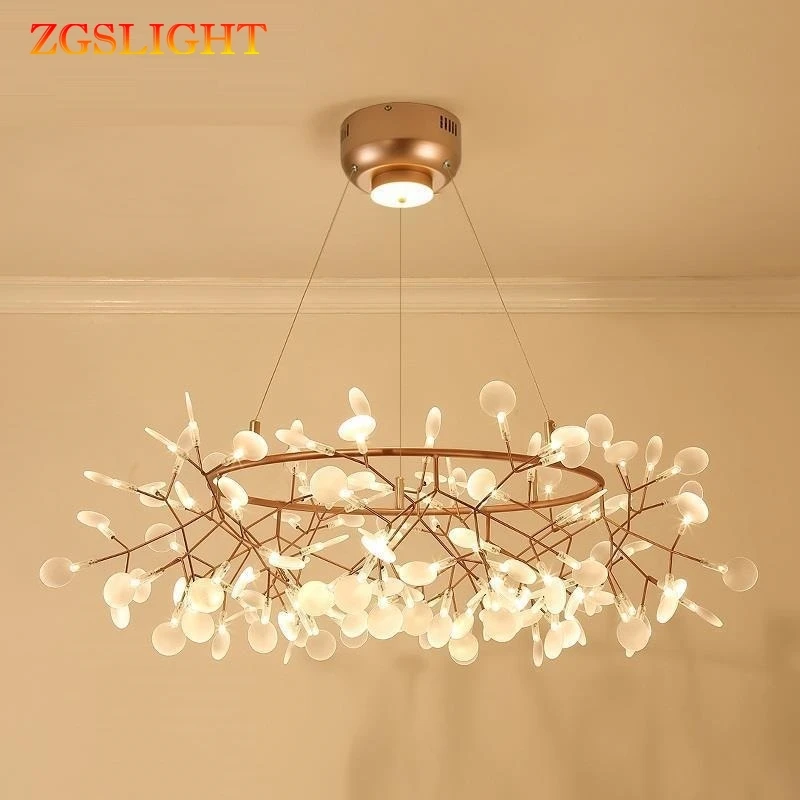 

Firefly lamp Creative LED Chandelier And Pendant lamp For Dining Room Loft Hanging Lamp Suspension Postmodern Luminaire
