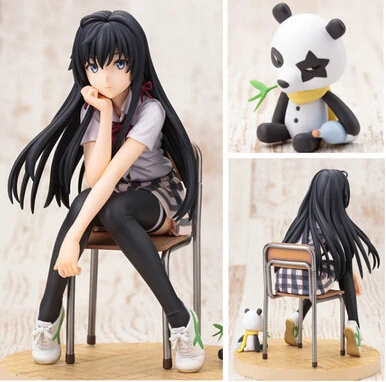 

NEW hot 14cm My Teen Romantic Comedy SNAFU Yukinoshita Yukino Yukipedia Nekopedia action figure toys collection christmas toy