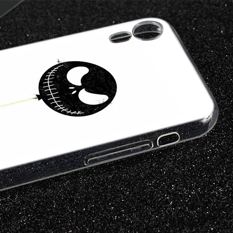 حار جاك skellington الأزياء غطاء حافظة من السيليكون ل فون 7 8 زائد 6 6 s زائد 5 5 s SE X XR XS ماكس TPU لينة الهاتف حالات