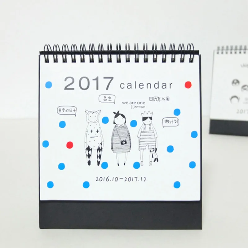 2017 cocoa kingdom personalized desk calendar hand painted graffiti