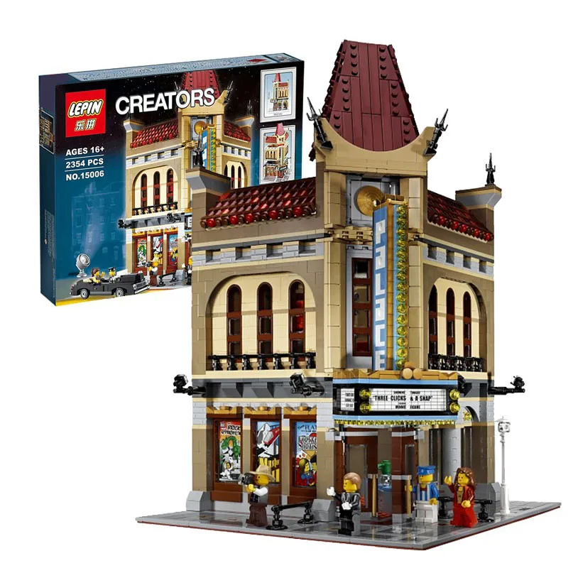 

LEPIN 15006 2354pcs Palace Cinema Model Building Blocks Set Bricks Toys Compatible 10232 Toys For Children