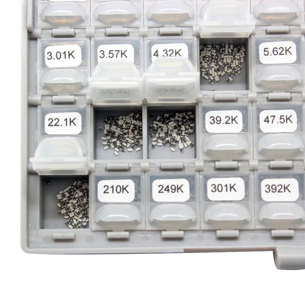 Новый SMD SMT 0603 Размер 72 значения 100 шт./в E96 1% комплект резисторов 0 10M RoHS коробка все