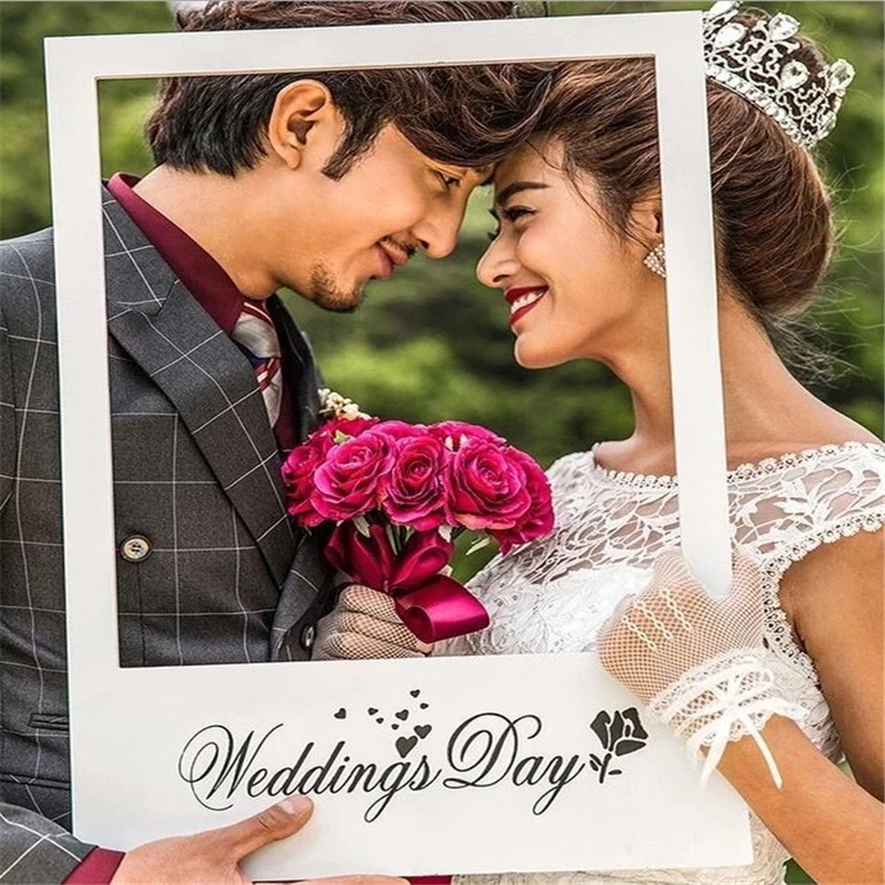 Wedding Day Photo Booth Props Just Married Photobooth Propsbride Wedding Day Photo Booth Props Just Married Photobooth Propsbride Groom Decoration Bridal Shower Event Party Supplies Q In Diy Decorations From