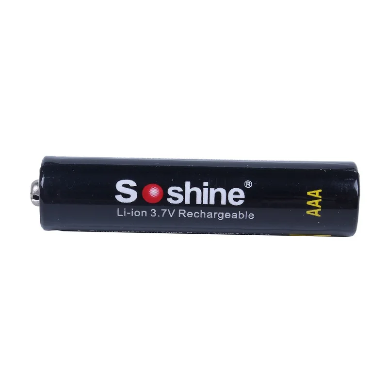 Soshine 3,7 V 350 mAh 10440(AAA размер) литий-ионная аккумуляторная батарея для факела