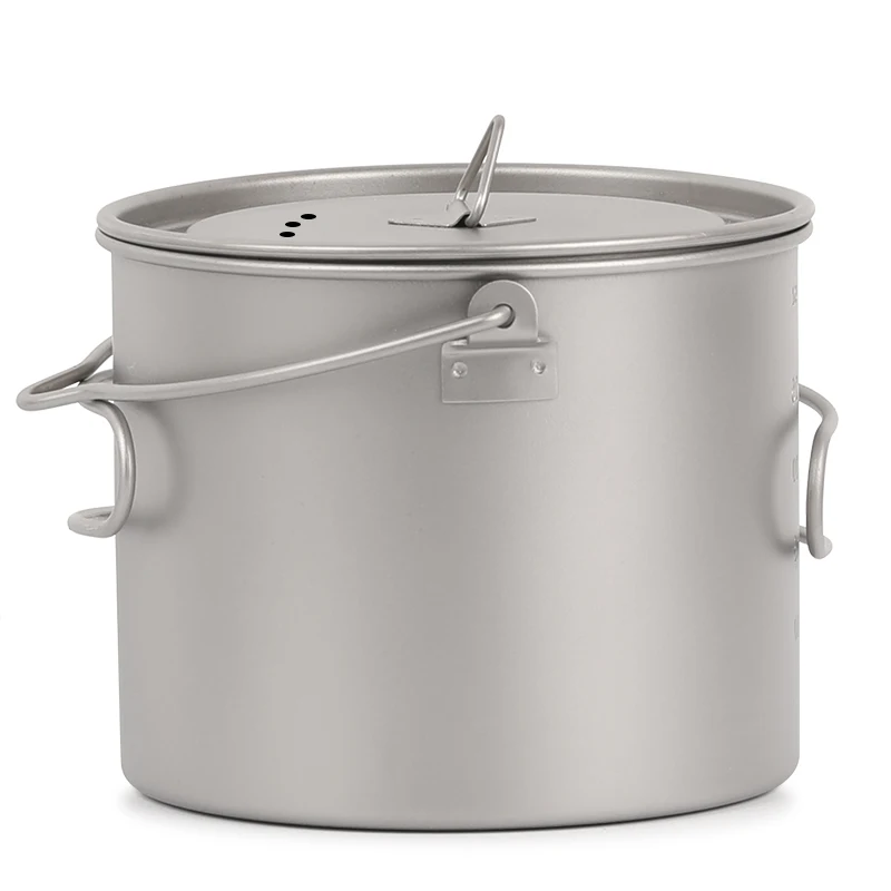 Rover camello 1.1L de titanio olla ultraligero al aire libre utensilios Camping Picnic olla 1100 ml con handel